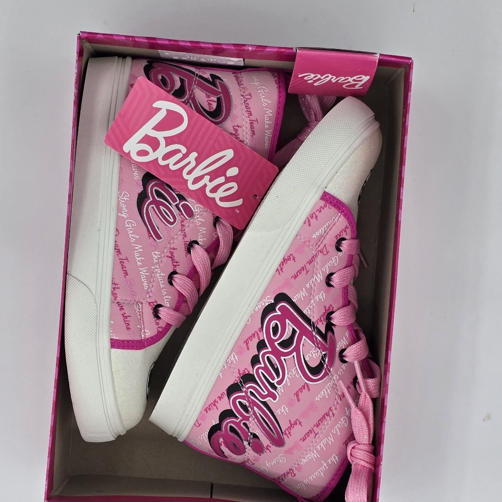 Kids' Barbie High Top Sneaker Little Kid sz 3.